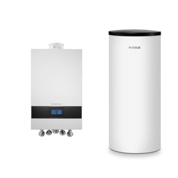 Buderus Gas-Brennwert Logaplus-Paket W22 GB172i.2 20 kW H-Gas Speicher SU200 Bedieneinheit BC400