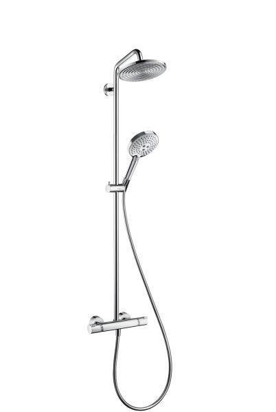 hansgrohe Showerpipe Raindance Select chrom mit Kopfbrause Raindance Air 1jet 240 mm