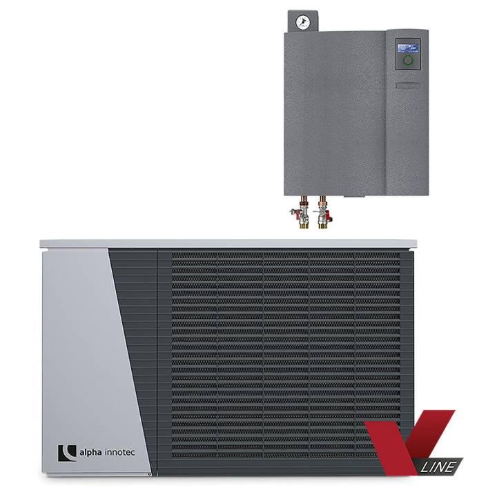 alira V-line – LWDV bis 12 kW duale Luft/Wasser Wärmepumpe mit Hydraulikmodul