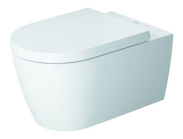 Duravit Wand-WC ME by Starck 570mm Weiß/ Seidenmatt,Tiefspüler,riml.,Durafix,WG