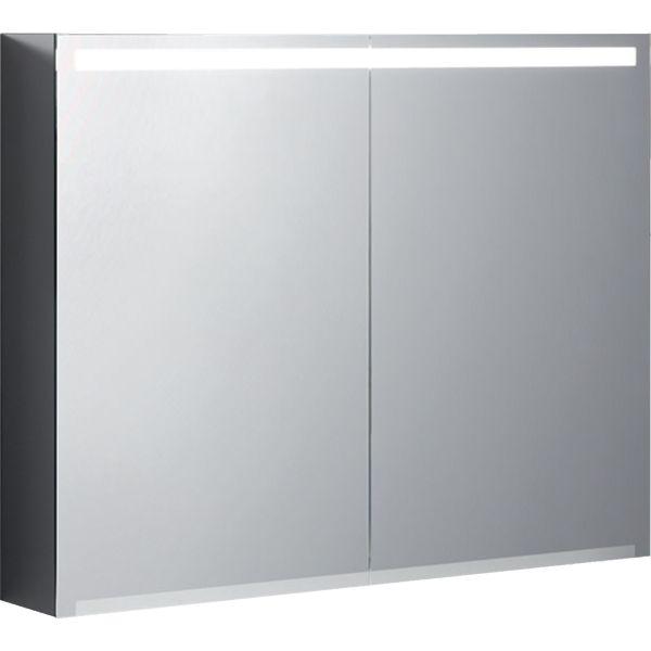Geberit Option Spiegelschrank mit Beleuc zwei Türen, 90x70x15cm