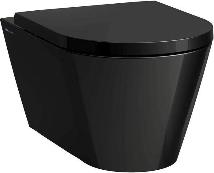 LF Wand-Tiefspül-WC Kartell by Laufen 370×545 spülrandlos schwarz glänzend