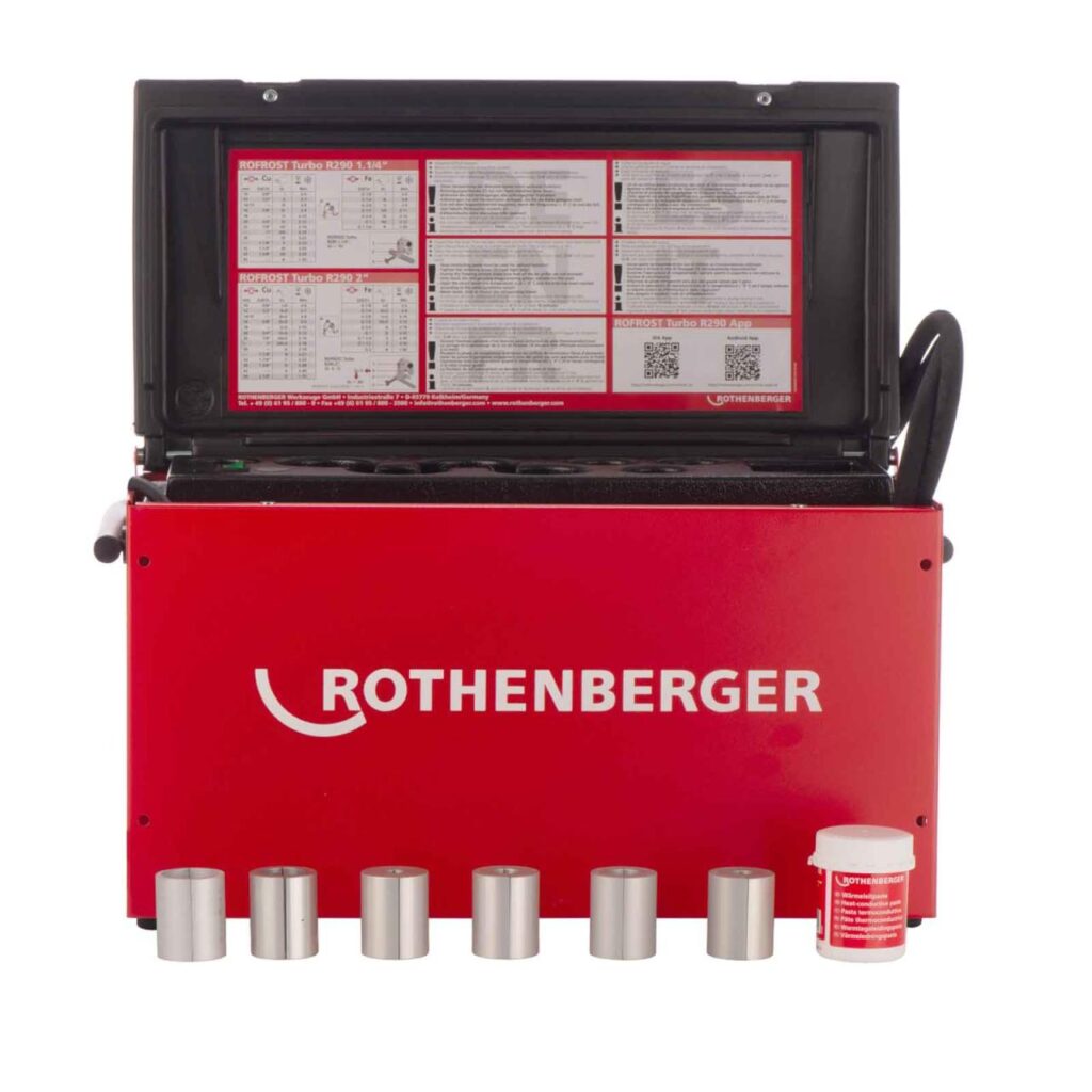 Rothenberger Rohr-Einfriergerät bis 1 1/4 Zoll ROFROST Turbo R290