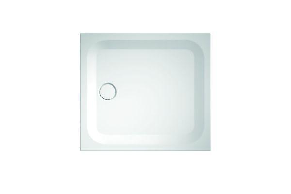 Stahl-Brausewanne Bette SUPER-FLACH 1660 90x100x2,5cm Antirutsch Pro, manhattan