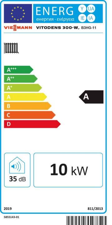 Viessmann Gas-Brennwert Vitodens 300-W B3HF 11 kW kW mit 7" Display Divicon 3/4" HK-Verteiler mit 3-Wege-Mischer