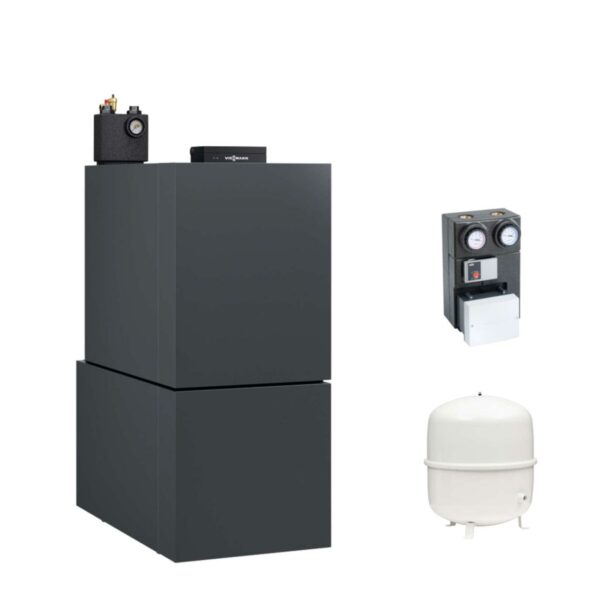 Viessmann Öl-Brennwert-Heizgerät Vitoladens 300-C J3RB 24 kW mit Mischer Warmwasserspeicher Vitocell 300-H EHAA 160L