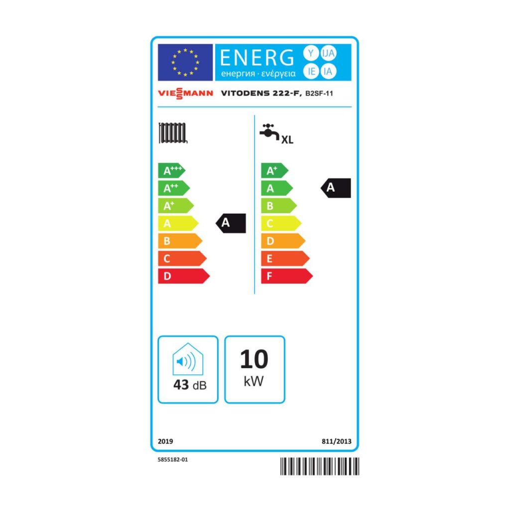 Viessmann Paket Vitodens 222-F B2SF Gas-Brennwert Kompaktgerät 11 kW Aufputz mit Anbausatz oben