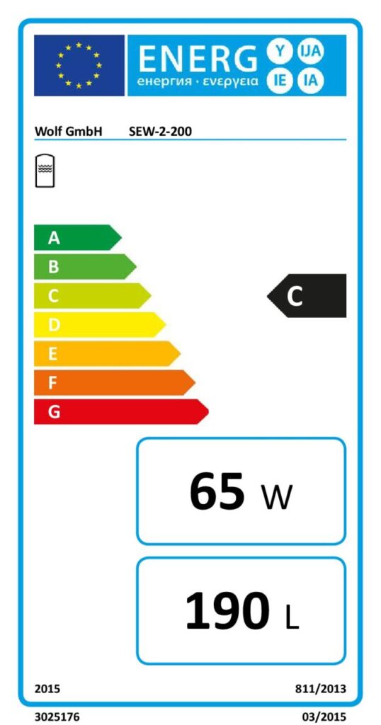 Wolf Paket Warmwasserspeicher SEW-2-200 bis ca. 14KW Heizleistung